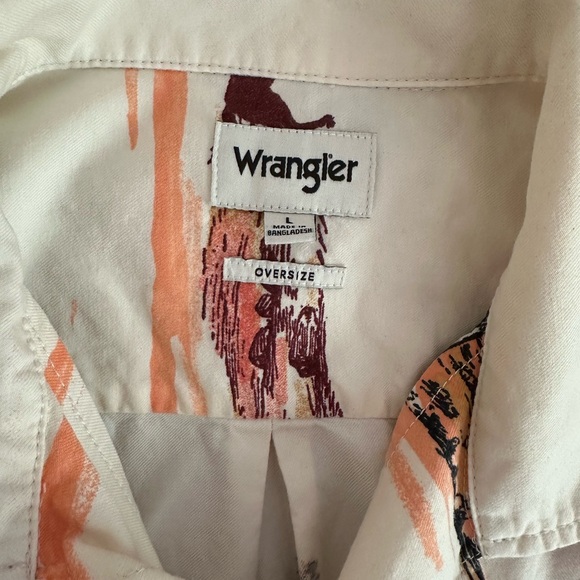 Men’s Wrangler western short sleeve button up - Picture 2 of 5